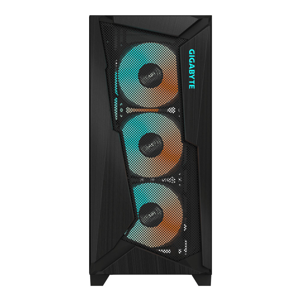 Caja gaming gigabyte ac301gw atx 2xusb3.0 1xusbc rgb s - f negro - Imagen 2