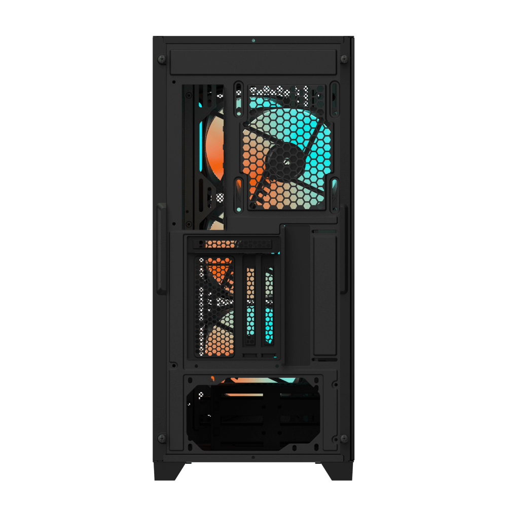Caja gaming gigabyte ac301gw atx 2xusb3.0 1xusbc rgb s - f negro - Imagen 4