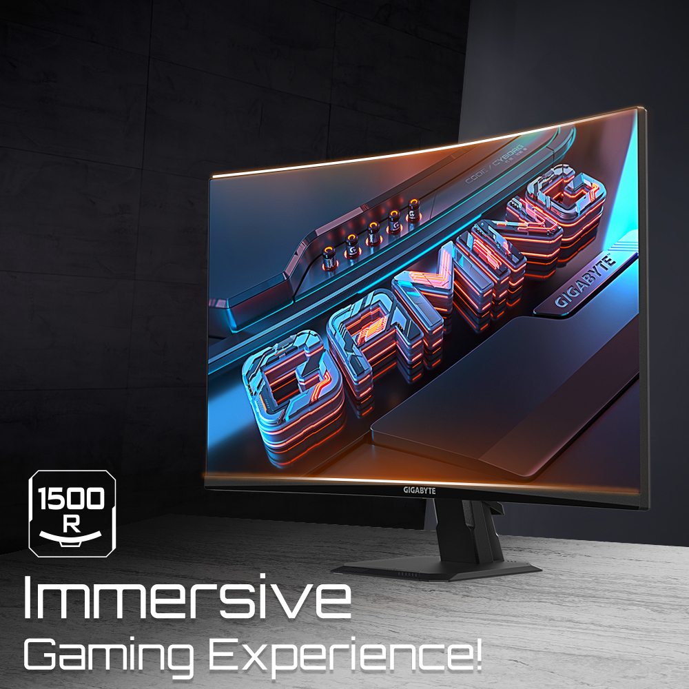 Monitor curvo gaming gigabyte gs27fc 27 pulgadas fhd 180hz - Imagen 7