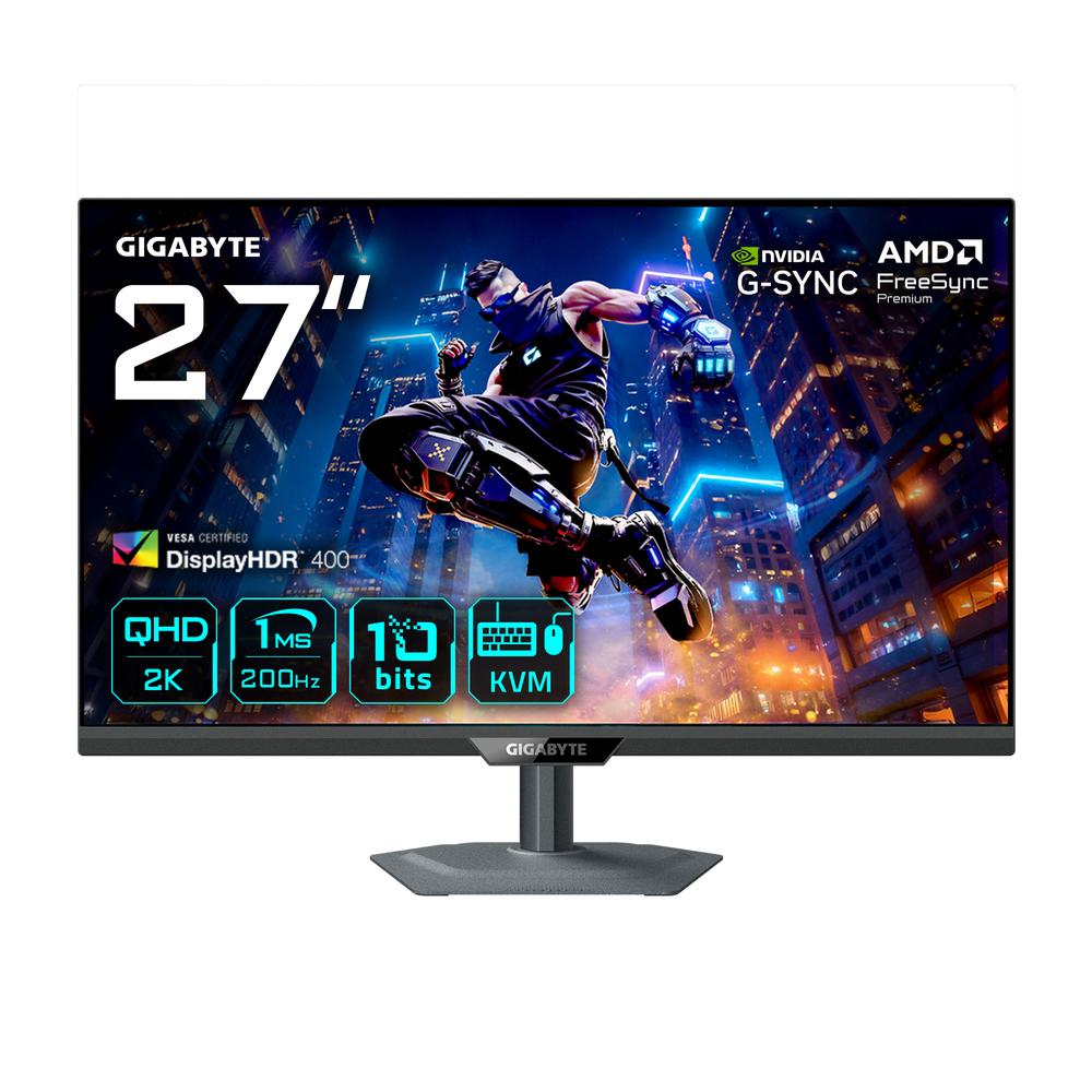 4719331871352 | P/N: 20VM0-M27Q2BT-1EKR | Cod. Artículo: DSP0000042001 Monitor gaming gigabyte m27q2 qd 27 pulgadas qhd 200hz