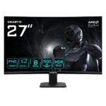 4719331877682 | P/N: 20VM0-GS27FCABM-1EKS | Cod. Artículo: DSP0000041934 Monitor curvo gaming gigabyte gs27fca 27 pulgadas fhd 200hz