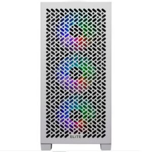 4719512158357 | P/N: E302-WGNN-S00 | Cod. Artículo: DSP0000042132 Caja ordenador gaming cooler master elite 302 matx argb cristal templado blanca
