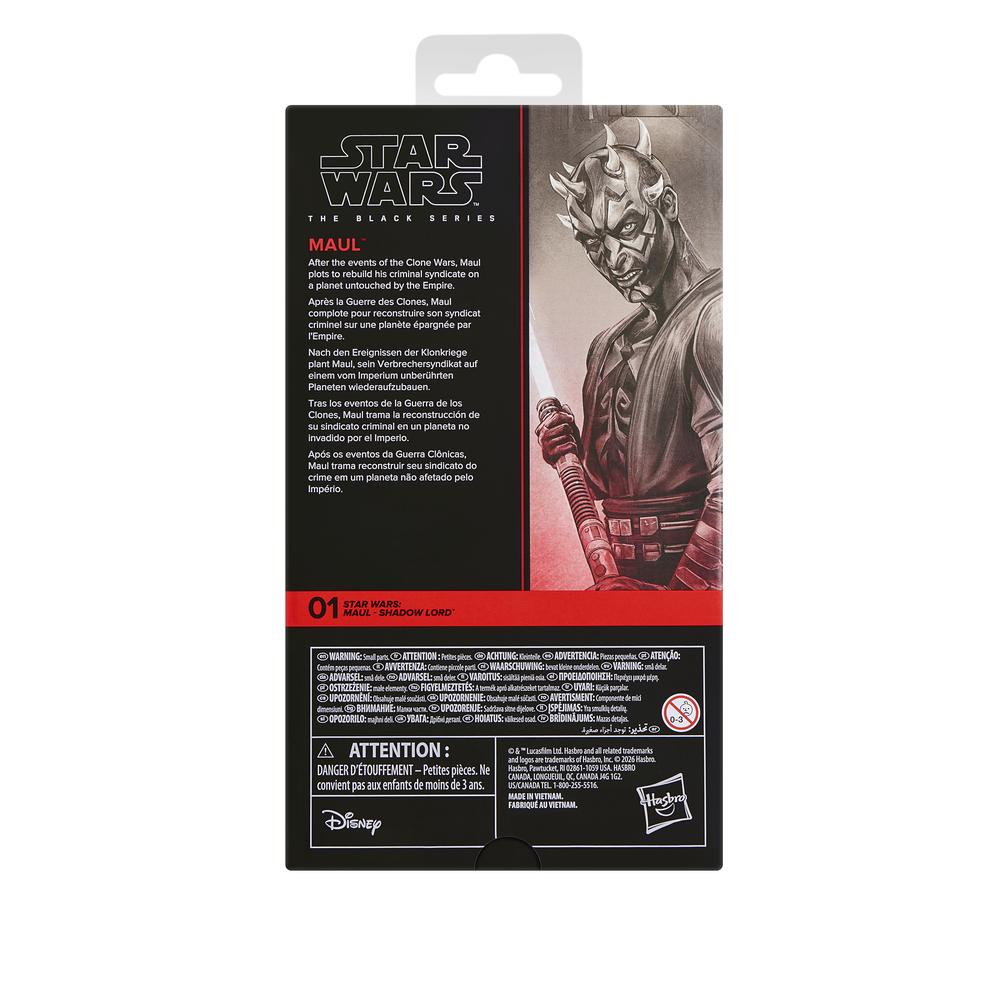 Figura hasbro star wars the black series maul - shadow lord maul - Imagen 3