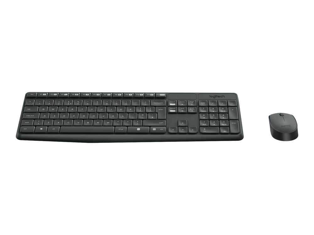 Teclado + mouse logitech mk235 wireless inalambrico resistente a salpicaduras - Imagen 2