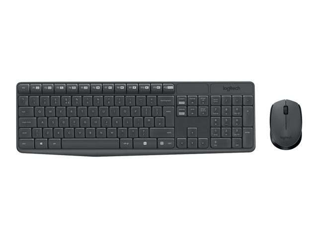 Teclado + mouse logitech mk235 wireless inalambrico resistente a salpicaduras - Imagen 3
