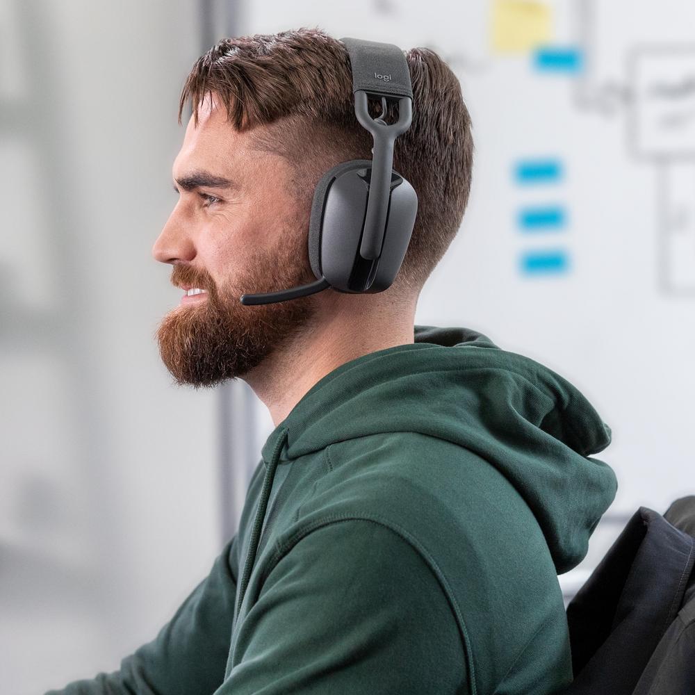 Auriculares logitech zone vibe 100 inalambrico negro - Imagen 4