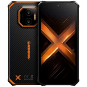 5902983638360 | P/N: TEL001063 | Cod. Artículo: MGS0000030551 Movil rugerizado hammer energy x2 5g 6 - 128gb negro - naranja