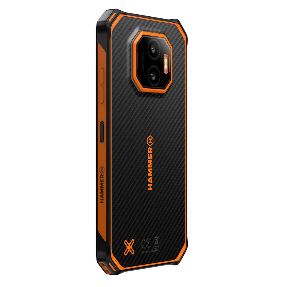 Movil rugerizado hammer energy x2 5g 6 - 128gb negro - naranja - Imagen 5