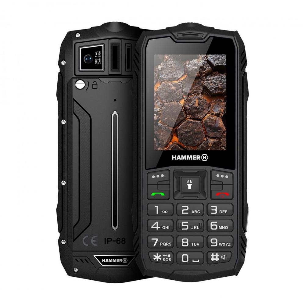 5902983638384 | P/N: TEL001069 | Cod. Artículo: DSP0000031418 Telefono movil rugerizado hammer rock 2.4 pulgadas - 4g