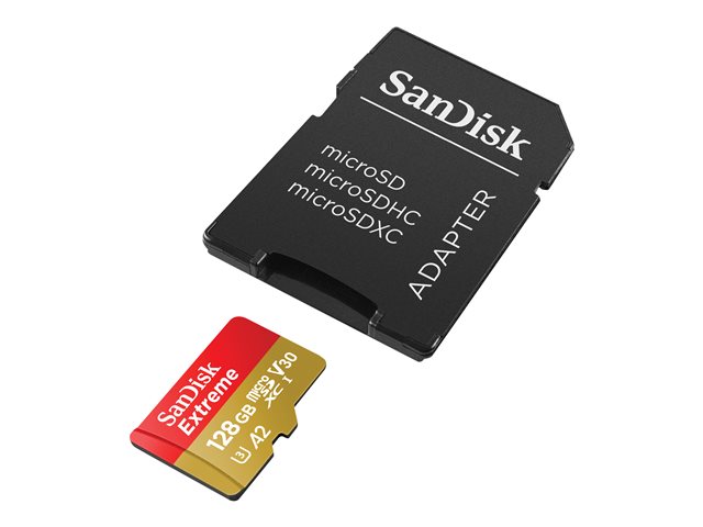 Tarjeta memoria micro secure digital 128gb sandisk extreme clase 10 uhs - i u3 + adaptador - Imagen 3