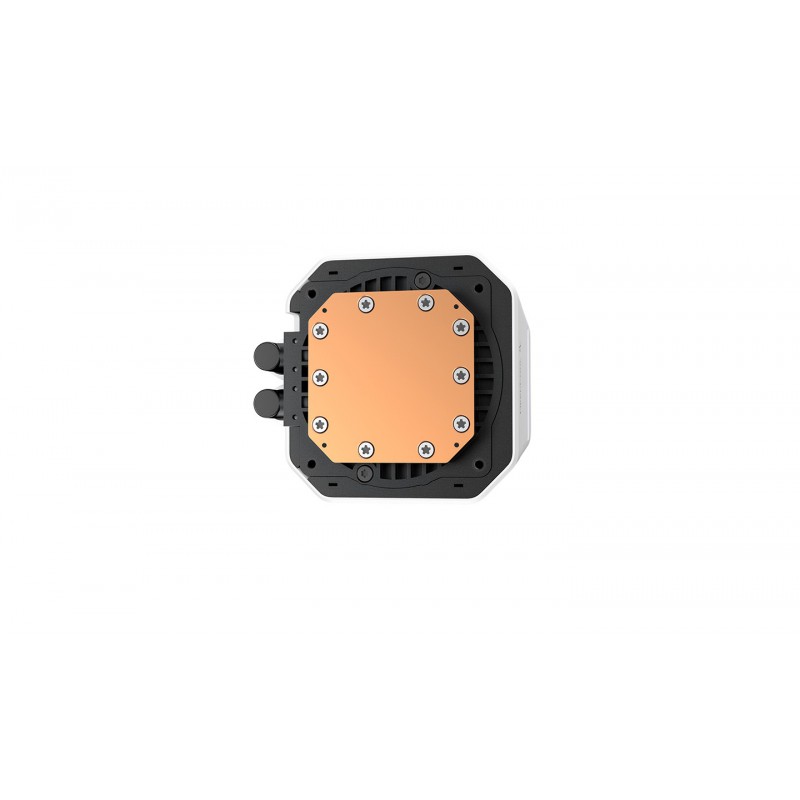 Kit refrigeracion liquida deepcool lm240 rgb 2x 120mm blanco - Imagen 2