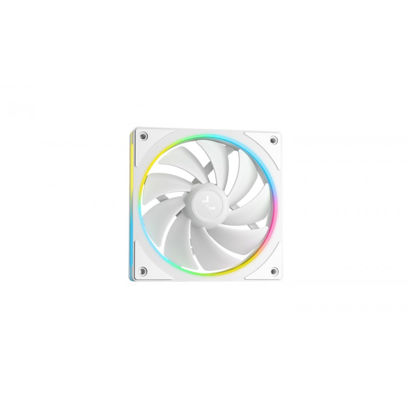 Kit refrigeracion liquida deepcool lm240 rgb 2x 120mm blanco - Imagen 4