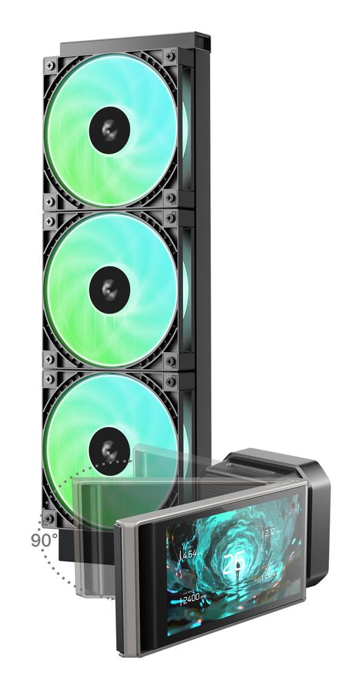Kit refrigeracion liquida deepcool lt360 vision argb 3x 120mm - Imagen 2