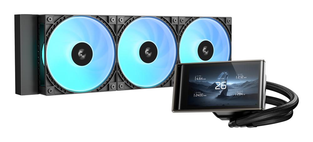 6933412730156 | P/N: RLT360VISIONBKAMMCG | Cod. Artículo: DSP0000042173 Kit refrigeracion liquida deepcool lt360 vision argb 3x 120mm