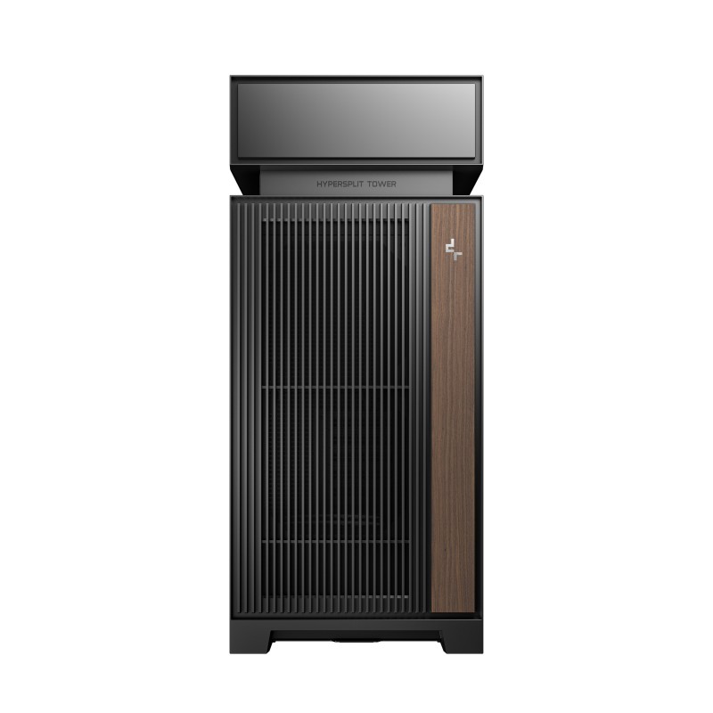 Caja ordenador gaming deepcool cl6600 wh atx rgb cristal templado negra y madera - Imagen 3