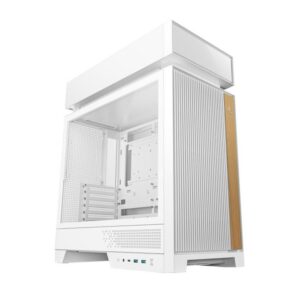 6933412765424 | P/N: R-CL660-WHNNA0-G-1 | Cod. Artículo: DSP0000042167 Caja ordenador gaming deepcool cl660 atx argb cristal templado blanca y madera