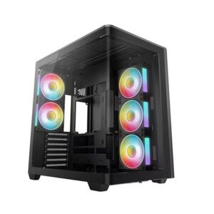 6933412765639 | P/N: R-CG590U-BKAGA5-G | Cod. Artículo: DSP0000042140 Caja ordenador gaming deepcool cg590u5f atx argb cristaltemplado negra