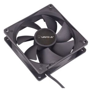 6940533542049 | P/N: 51789 | Cod. Artículo: DSP0000029091 Ventilador de caja unyka 90mm color negro 7 aspas