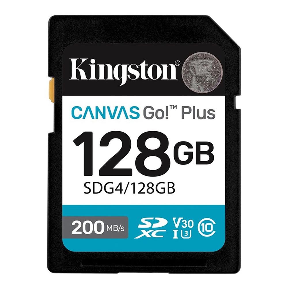 740617347708 | P/N: SDG4/128GB | Cod. Artículo: DSP0000033251 Tarjeta memoria sdxc 128gb kingston canvas go! plus uhs - i u3 cl10