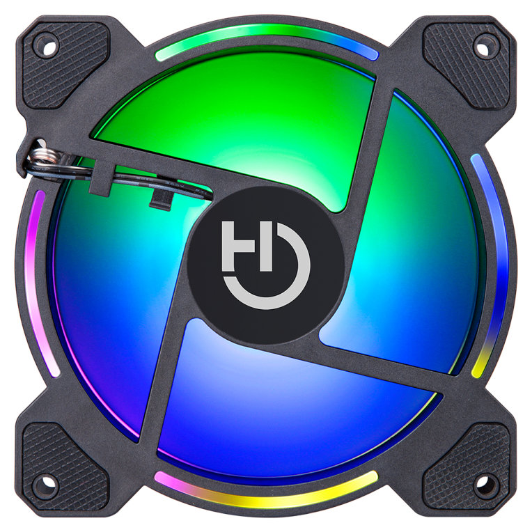 Ventilador caja gaming hiditec gaming argb n9 - argb 120mm - Imagen 3