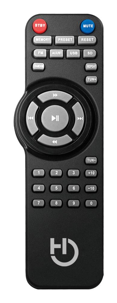 Altavoces hiditec 2.1 multimedia h400 dark edition 80w bluetooth usb sd radio - Imagen 4