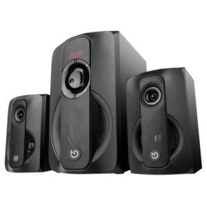 8436545693094 | P/N: SPK010003 | Cod. Artículo: DSP0000004167 Altavoces hiditec 2.1 multimedia h400 dark edition 80w bluetooth usb sd radio