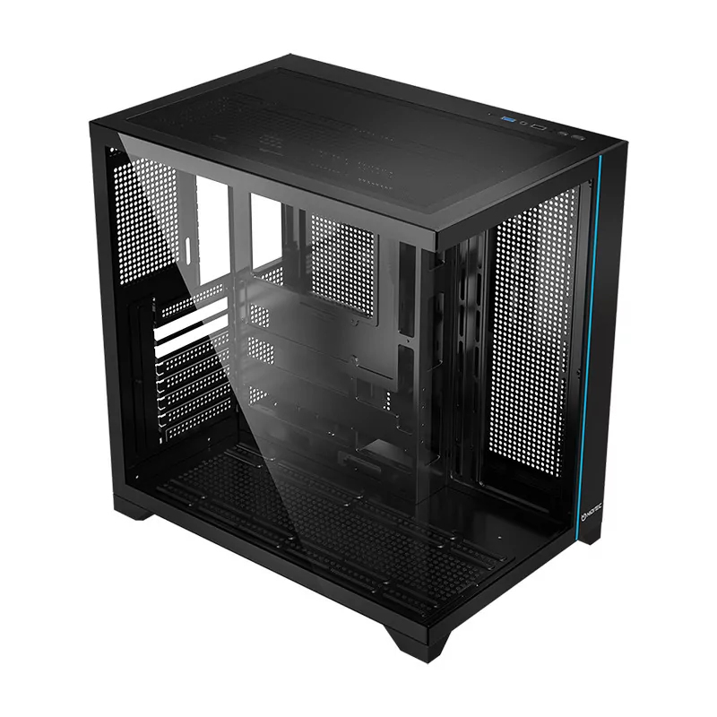 Caja ordenador gaming hiditec h3 pro atx argb cristal templado negro - Imagen 2
