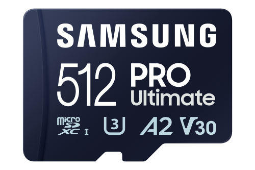 Tarjeta memoria micro sd samsung 512gb sdxc pro ultimate u3 v30 a2 + adaptador sd - Imagen 2