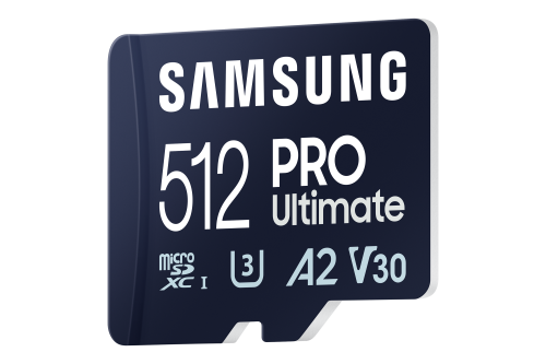 Tarjeta memoria micro sd samsung 512gb sdxc pro ultimate u3 v30 a2 + adaptador sd - Imagen 3