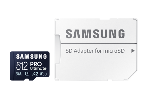 Tarjeta memoria micro sd samsung 512gb sdxc pro ultimate u3 v30 a2 + adaptador sd - Imagen 6