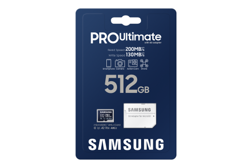 Tarjeta memoria micro sd samsung 512gb sdxc pro ultimate u3 v30 a2 + adaptador sd - Imagen 8