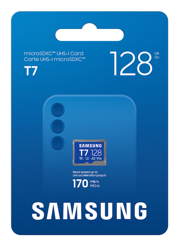 Tarjeta memoria micro sd samsung 128gb sdxc t7 128gb clase10 u3 v30 a2 - Imagen 2