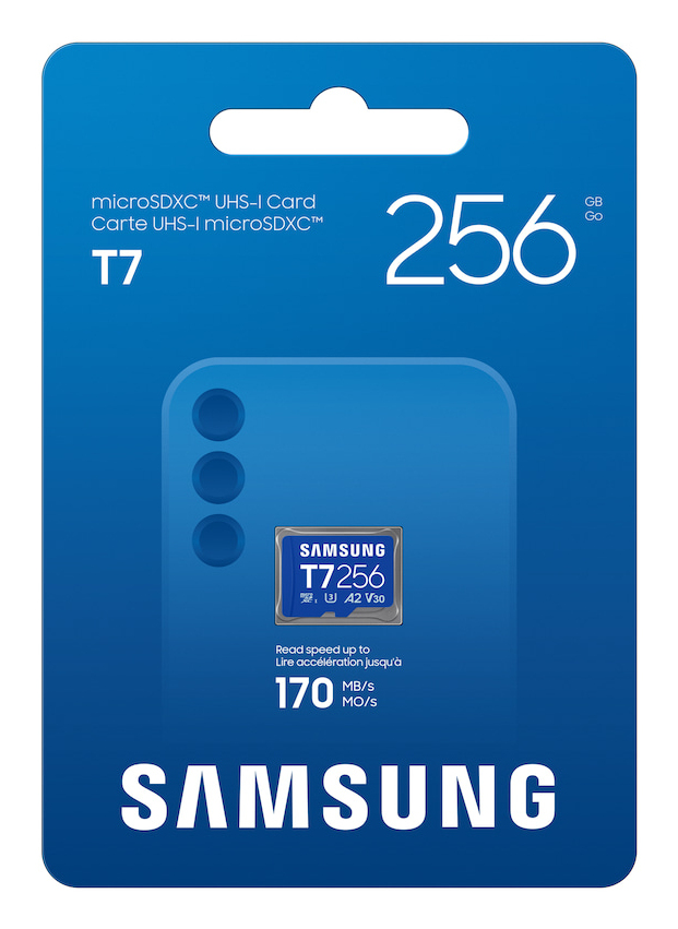 Tarjeta memoria micro sd samsung 256gb sdxc t7 clase10 u3 v30 a2 - Imagen 2