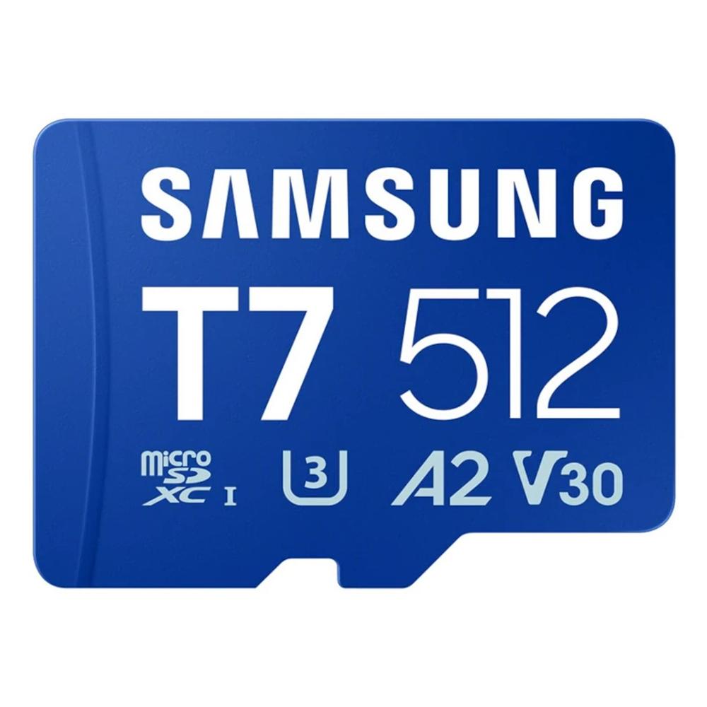 8806097635062 | P/N: MB-MB512T/WW | Cod. Artículo: DSP0000042316 Tarjeta memoria micro sd samsung 512gb sdxc t7 clase10 u3 v30 a2