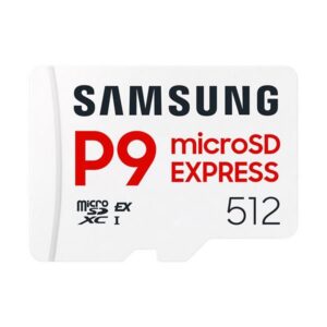 8806097644200 | P/N: MB-MK512T/WW | Cod. Artículo: DSP0000042323 Tarjeta memoria micro sd express samsung 512gb sdxc p9 clase 10 u3 v30 a1