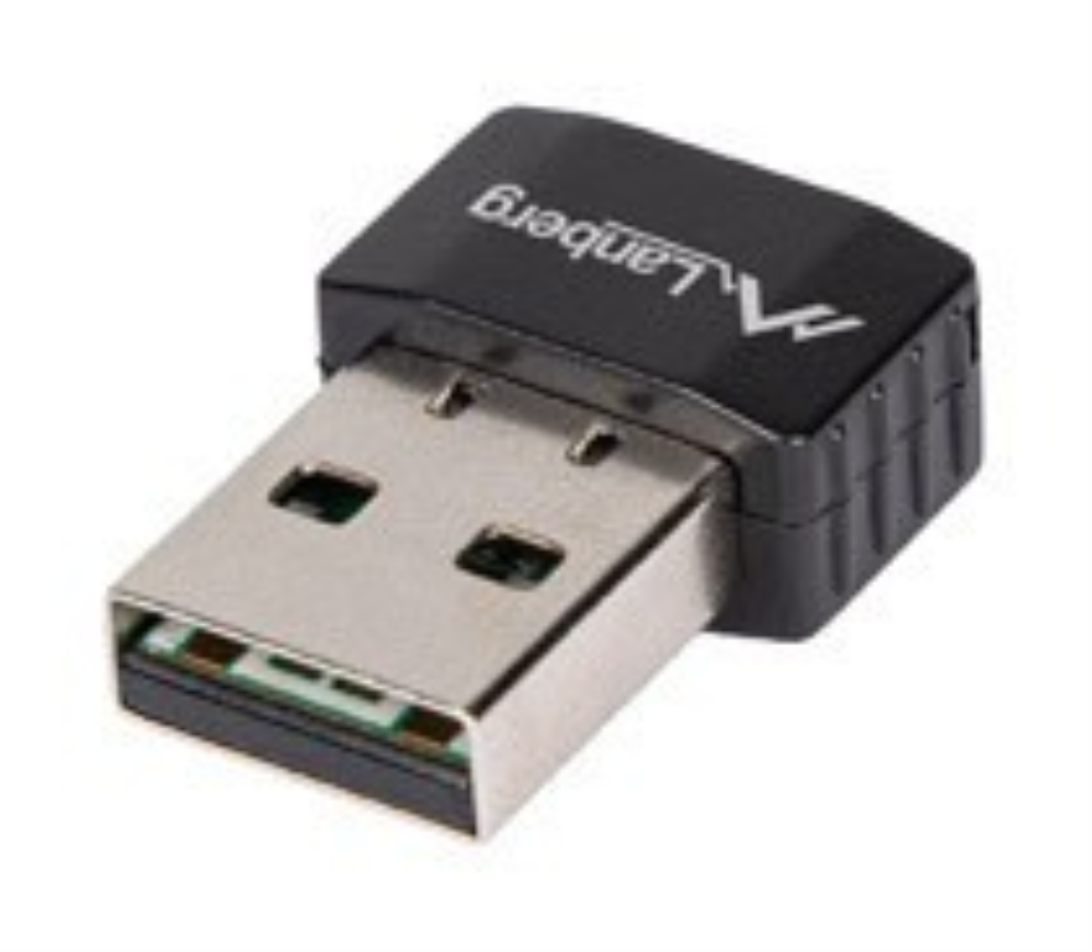 ADAPTADOR Â RED LANBERG USB 2.0 WIFI 6 AX300 2.4GHZ 300MB/S NANO 5901969447514 NC-AX300-WI