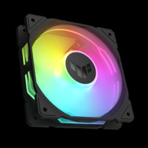 ASUS TUF Gaming TR120 ARGB Reverse Fan - Single Pack Carcasa del ordenador Ventilador 12 cm Negro 4711387543399 | P/N: 90DA00D0-B09000 | Ref. Artículo: 1386549