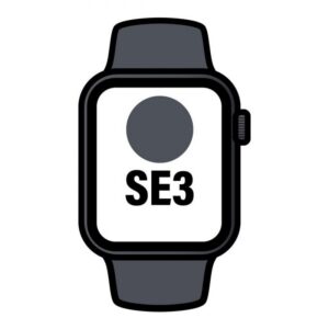 Apple Watch SE3/ GPS/ 40mm/ Caja de Aluminio Medianoche/ Correa Deportiva Negra M/L 195950387339 MEHC4QL/A APL-WATCH MEHC4QL/A