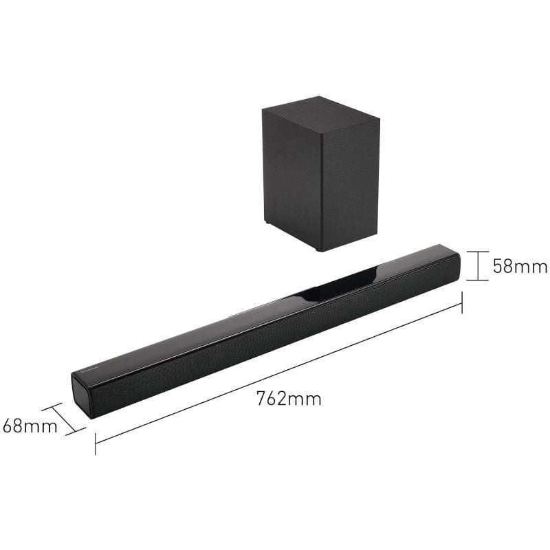 Barra de Sonido con Bluetooth Panasonic SC-HTB150/ 100W/ 2.1 - Imagen 3