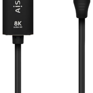 CABLE CONVERSOR AISENS ALUMINIO USB-C A DISPLAYPORT 8K60HZ 0.8M 8436574708233 A109-0686