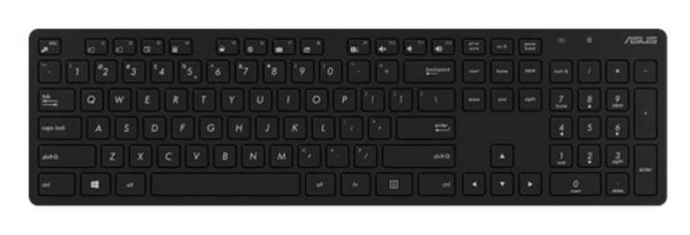COMBO TECLADO RATON ASUS W2500 RF INALAMBRICO BLACK 4712900702521 90XB0430-BKM1B0