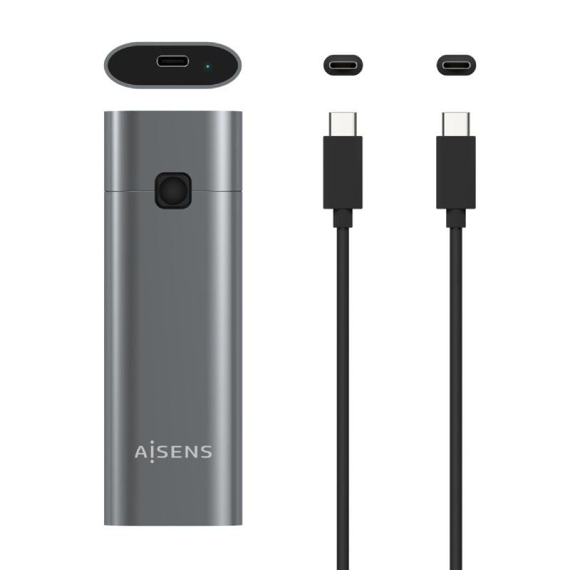 Caja Externa para Disco SSD M.2 NVMe Aisens ASM2-021GR/ USB 3.1 Gen2/ Sin Tornillos - Imagen 2