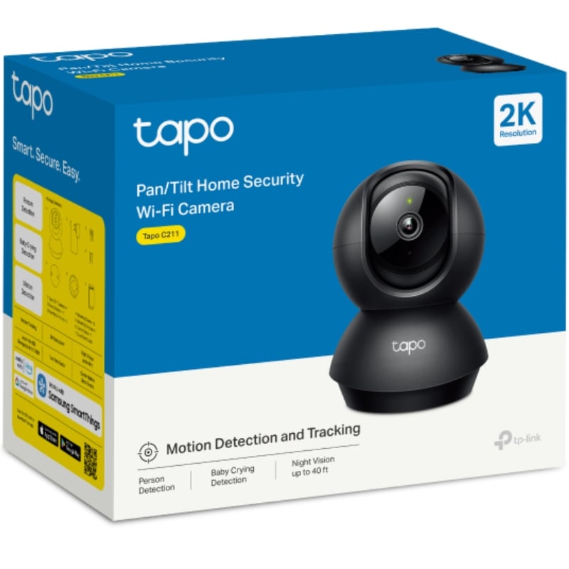 Cámara de Videovigilancia TP-Link Tapo C211/ 360º/ Visión Nocturna/ Control desde APP - Imagen 2