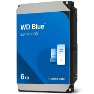 Disco Duro Western Digital WD Blue PC Desktop 6TB/ 3.5"/ SATA III/ 256MB WD60EZAX-00C8VB0 WD60EZAX WD-HDD WD BL PCDESK 6TB