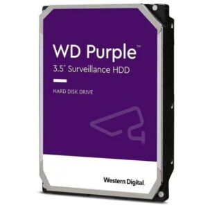 Disco Duro Western Digital WD Purple Surveillance 6TB/ 3.5"/ SATA III/ 256MB WD64PURZ WD-HDD PUR SURV 6TB V3