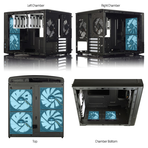 Fractal Design NODE 804 Cubo Negro - Imagen 23