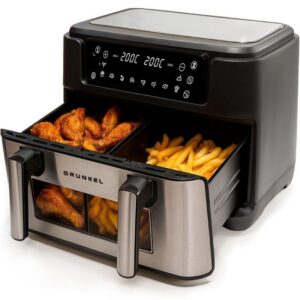 Freidora por Aire Airfryer / Sin Aceite Grunkel Dualflexifryer/ 2800W/ Capacidad 10L 8426156019024 DUALFLEXIFRYER GRK-PAE-FRE DUALFLEXIFRYER