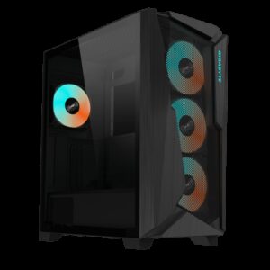 GIGABYTE C301 GLASS Midi Tower Negro 4719331553463 | P/N: 28300-GC301B-2CKR | Ref. Artículo: 1385214