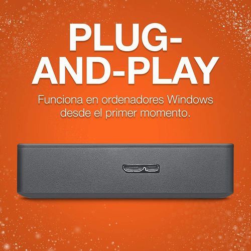 HDD SEAGATE EXTERNO 2.5" 4TB USB3.0 BASIC GRIS - Imagen 2