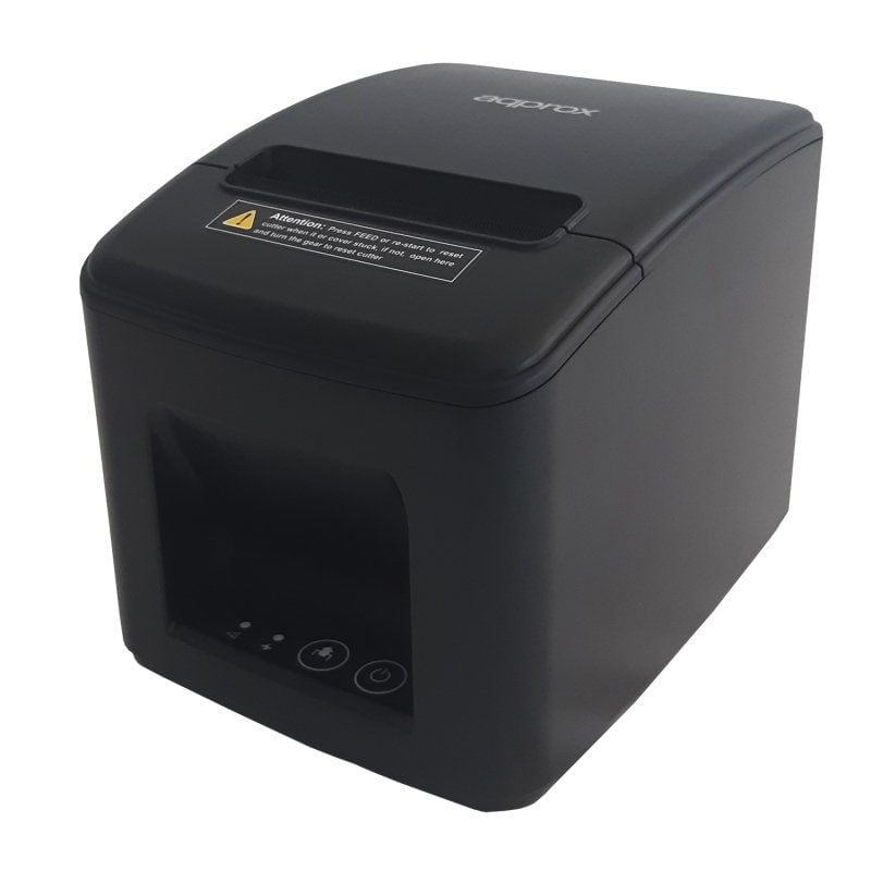 Impresora de Tickets Approx appPOS80AM-USBLAN/ Térmica/ Ancho papel 80mm/ USB-Ethernet-RJ11/ Negra - Imagen 2